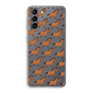 Pony: Samsung Galaxy S21 Transparant Hoesje