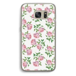 Kleine roosjes: Samsung Galaxy S7 Transparant Hoesje