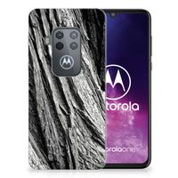 Bumper Hoesje Motorola One Zoom Boomschors Grijs