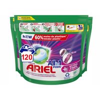 Ariel All in 1 Wasmiddel Pods + extra Vezelbescherming - Voordeelverpakking 3x40 Wasbeurten - thumbnail