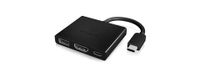 ICY BOX IB-DK4031-CPD notebook dock & poortreplicator Bedraad USB 3.2 Gen 1 (3.1 Gen 1) Type-C Zwart - thumbnail