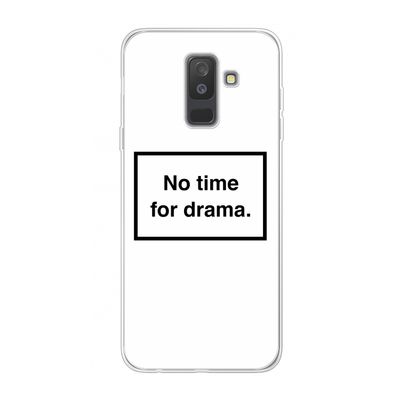 No drama: Samsung Galaxy A6 Plus (2018) Transparant Hoesje