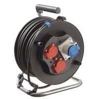 Schwabe CEE Camping Haspel 230V Neopreen H07RN-F 3x1,5 16A IP44 40m