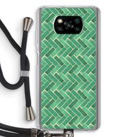 Moroccan tiles 2: Xiaomi Poco X3 NFC Transparant Hoesje met koord