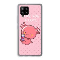 Love You A Lotl: Samsung Galaxy A42 5G Transparant Hoesje