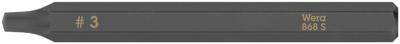 Wera 868 S binnenvierkantbits voor slagschroevendraaier, # 3 x 70 mm - 05018173001