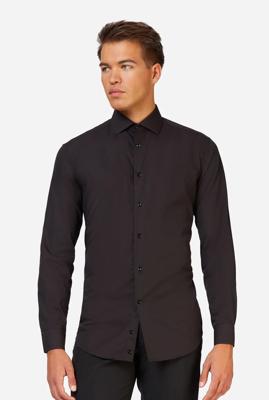 Opposuits Basic Overhemd Zwart Heren
