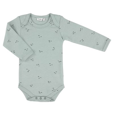 Trixie Romper Mountains Lang Katoen Grijs Maat 74/80