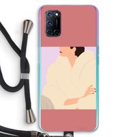 Cosy: Oppo A92 Transparant Hoesje met koord Cosy: Oppo A92 Transparant Hoesje met koord
