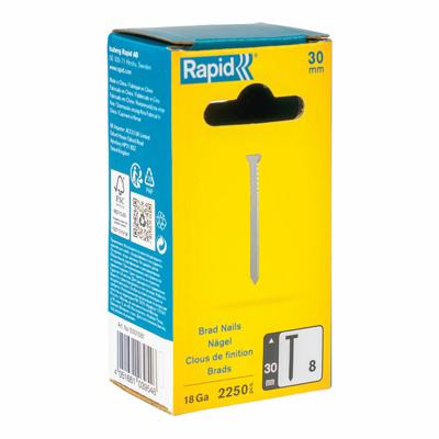 Spijkers Rapid 18ga 30 mm Gegalvaniseerd (2250 Stuks)