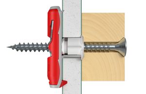 Fischer 537263 schroefanker & muurplug 2 stuk(s) Schroef- & muurplugset 50 mm