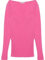 Balenciaga haut à encolure bustier - Rose Balenciaga haut à encolure bustier - Rose