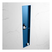 Wandnis Solid Surface Easy | In- en opbouw | 30x90x8 cm | 2 vakken | Jeans