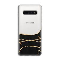 Gouden marmer: Samsung Galaxy S10 4G Transparant Hoesje