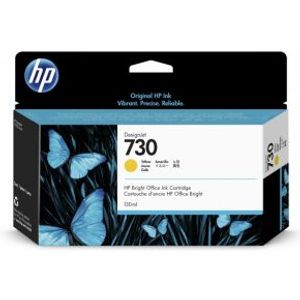 HP 730 130-ml Yellow DesignJet 130ml Geel inktcartridge