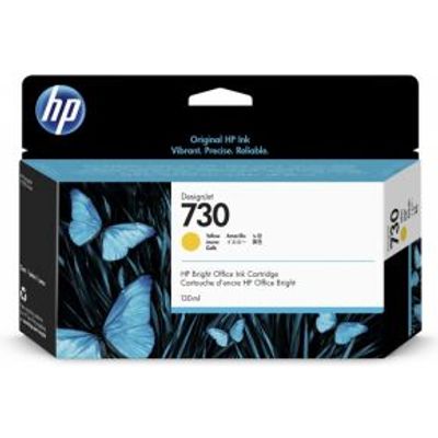HP 730 130-ml Yellow DesignJet 130ml Geel inktcartridge