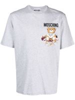 Moschino t-shirt en coton à logo imprimé - Gris