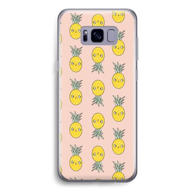 Ananas: Samsung Galaxy S8 Plus Transparant Hoesje