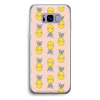 Ananas: Samsung Galaxy S8 Plus Transparant Hoesje