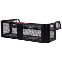 Metalen Mand voor Alle Terreinvoertuigen met Gaasontwerp Bagagemand Grote Opbergruimte op 2 Niveaus 104 x 67 x 31,5 cm Zwart