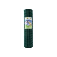 Gelast gaas geplastificeerd groen mazen 1.3 x 1.3 cm - Giardino