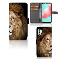 Samsung Galaxy A32 5G | Telefoonhoesje | Met pasjeshouder | Leeuw Samsung Galaxy A32 5G | Telefoonhoesje | Met pasjeshouder | Leeuw