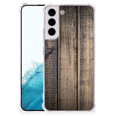 Samsung Galaxy S22 Plus Stevig Telefoonhoesje Steigerhout Samsung Galaxy S22 Plus Stevig Telefoonhoesje Steigerhout