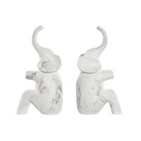 Bokstöd Home ESPRIT Hars Olifant 14,5 x 9 x 29,5 cm