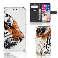 Hoesje Apple iPhone X | Xs Watercolor Tiger