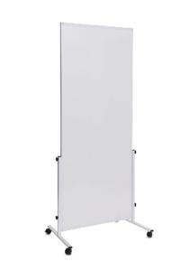 Maul Whiteboard Whiteboard MAULsolid easy2move (b x h) 75 cm x 180 cm Grijs Kunststof coating Aan beide zijden te gebruiken, Incl. wielen