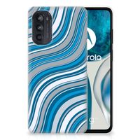 Motorola Moto G52/G82 TPU bumper Waves Blue