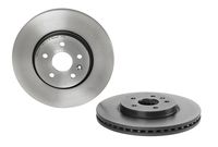 Remschijf COATED DISC LINE BREMBO, Remschijftype: Binnen geventileerd, u.a. für Opel, Vauxhall, Chevrolet