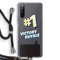 Victory Royale: Sony Sony Xperia 10 III Transparant Hoesje met koord
