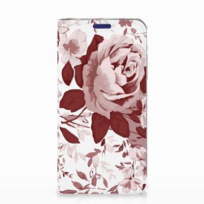 Bookcase Samsung Galaxy S10e Watercolor Flowers