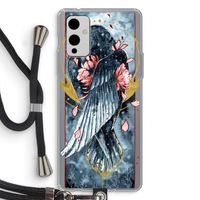 Golden Raven: OnePlus 9 Transparant Hoesje met koord