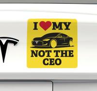 tesla elon musk autosticker tesla elon musk autosticker