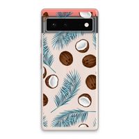 Kokosnoot roze: Google Pixel 6 Transparant Hoesje