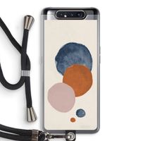 Geo #4: Samsung Galaxy A80 Transparant Hoesje met koord