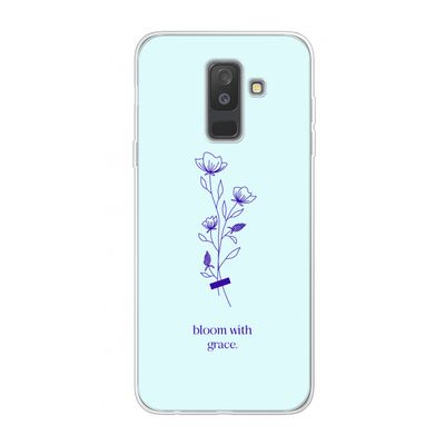 Bloom with grace: Samsung Galaxy A6 Plus (2018) Transparant Hoesje