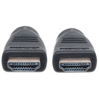 Manhattan 353977 HDMI-kabel HDMI Aansluitkabel HDMI-A-stekker, HDMI-A-stekker 10.00 m Zwart UL gecertificeerd, Ultra HD-HDMI - thumbnail