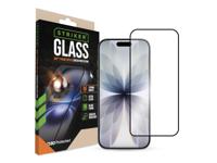Striker Striker D3O Xtreme Impact Glass Screen Protector - Black Frame - Apple iPhone 16 Pro/17/17 Pro