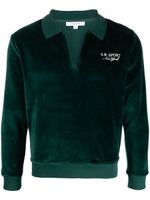 Sporty & Rich polo à logo brodé - Vert
