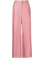 Lanvin pantalon ample en soie à imprimé géométrique - Rose - thumbnail