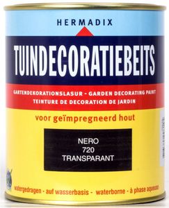 Tuindecoratiebeits Nero 750ml - Hermadix