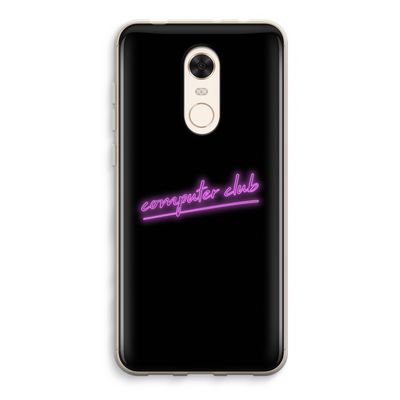 Vice Black: Xiaomi Redmi 5 Transparant Hoesje