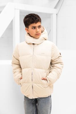 Hugo Boss Rib Winterjas Kids Beige - Maat 15/16 jaar - Kleur: Beige | Soccerfanshop