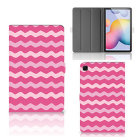 Samsung Galaxy Tab S6 Lite | S6 Lite (2022) Tablet Hoes Waves Pink