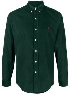 Polo Ralph Lauren chemise en coton à logo brodé - Vert