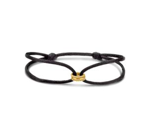 Armband Ringetjes 9 mm satijn-geelgoud 13-26 cm