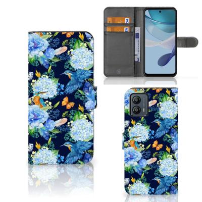 Telefoonhoesje | Met pasjeshouder | voor Motorola Moto G53 IJsvogel